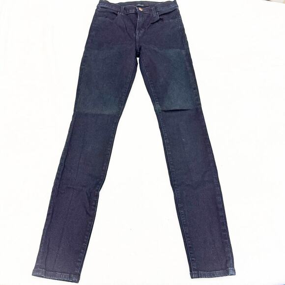 J. Brand Maria Skinny Denim Jeans Bluebird Dark Wash Size 26 - Picture 2 of 10